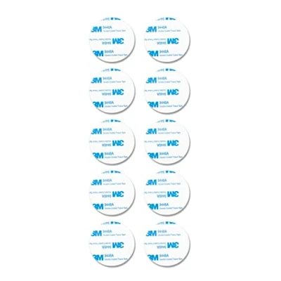 Image of St Helens Home &amp; Garden Double Sided Round Adhesive Mounting Pads 30x30mm Pack of 10