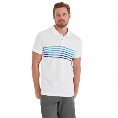 Image of TOG24 Bolton Polo shirt, Men&#039;s, Size: Large, Optic white
