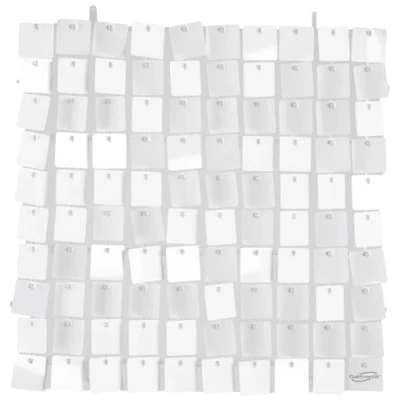 Image of Oaktree UK 667143 Sequin Wall Panel, White