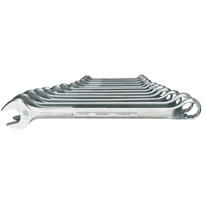 Image of GEDORE 12 pc. Combination Spanner set, AF 10 32 mm, Offset, Bi hex, UD profile, 1 B 012
