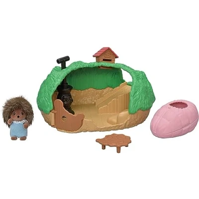 Image of Sylvanian Families Baby Hedgehog Hideout Playset 5453