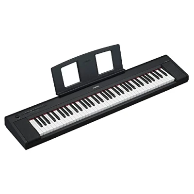 Image of Yamaha NP 35 Piaggero Digital Keyboard with 76 Graded Soft Touch Sensitive Keys and 15 Instrumental Voices, Lightweight Portable