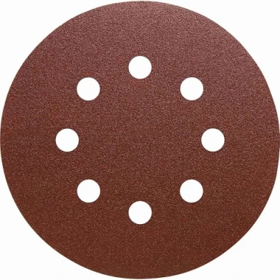 Image of Klingspor Self Fastening Wood/Metal Sanding Discs PS 22 K 120 Grit 125mm 8 Hole Pack of 50