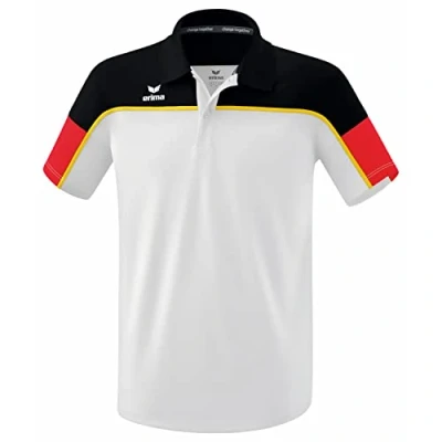 Image of Erima Men&#039;s „Change Polo Shirt, White/Black/red, M