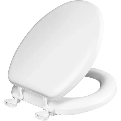 Image of Mayfair 115EC 000 Toilet Seat, White, 1 Pack Elongated Premium Hinge