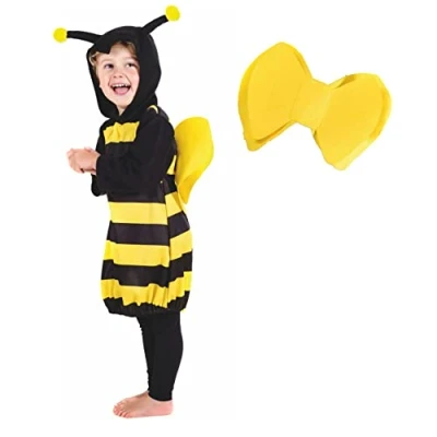 Image of Fun Shack Bumble Bee Costume Toddler, Costumes for Kids, Kids Costume, Outfit Baby 3 4 Years