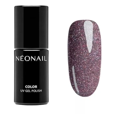 Image of Neonail Pink Glitter with Particles, UV Nail Polish, 7.2 ml, LED LA Mood