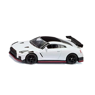 Image of siku 1579, Nissan GT R Nismo, Toy Car, Metal/Plastic, Black/White, With Rubber Tyres and Rear Wing