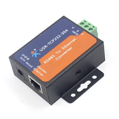 Image of USR TCP232 304 Serial RS485 to TCP/IP Ethernet Server Converter Module with Built in Webpage DHCP/DNS Supported