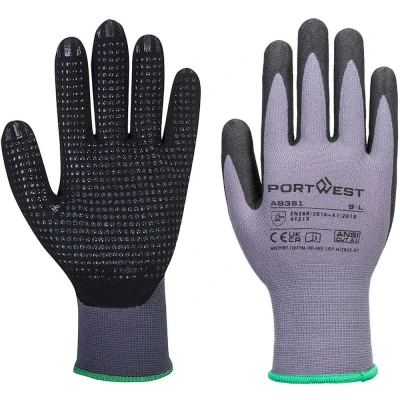 Image of Portwest DermiFlex Plus Essential Multipack (Pk12) Grey/Black XL