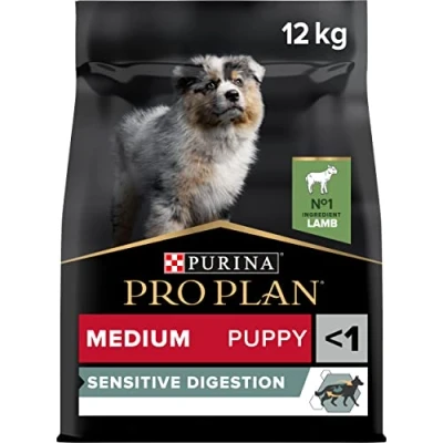 Image of PRO PLAN® Medium Puppy Sensitive Digestion Dry Dog Food with Lamb 12kg