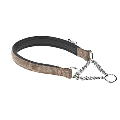 Image of FERPLAST DAYTONA CSS half choke dog collar nylon soft padding colors