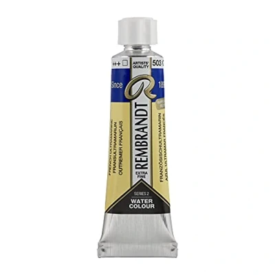 Image of Rembrandt Watercolour Tube 10 ml French Ultramarine 503