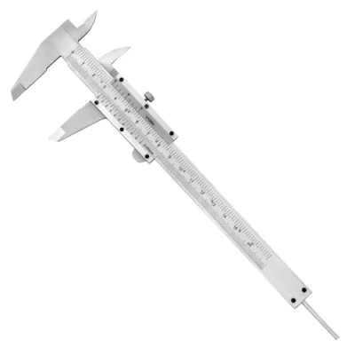 Image of QWORK® Vernier Calipers, High Precision Gauge Caliper 6 inch/150mm, 0.05mm/1/128in Tolerance Calipers Measuring Tool for Versatile