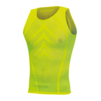 Image of BIOTEX Summerlight Breathable Vest for Men Cycling and Running Technical Sports Underwear Ideal Summer, Neon Yellow, Size II (L/XXL)