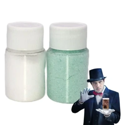 Image of Magic Trick Powder Professional Magician Props Street Water Tricks, Novelty Fun Transformation Prank Toys, Magicians Accessories For Gathering,
