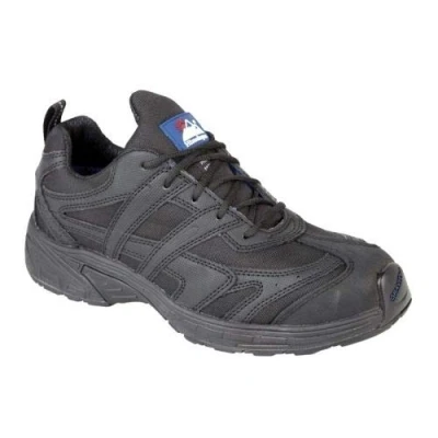 Image of Himalayan Men 4037 Safety Trainers, Black (Black 002), 4 UK