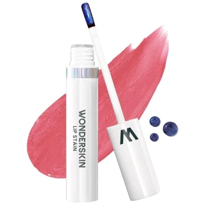 Image of Wonderskin Wonder Blading One Step Lip Stain Masque, Long Lasting &amp; Go Tint Color, Transfer Proof, Matte Finish, Waterproof Formula (Romance Masque)