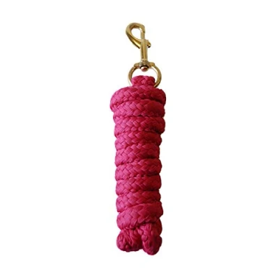 Image of Rhinegold Luxe Lead Rope, Raspberry