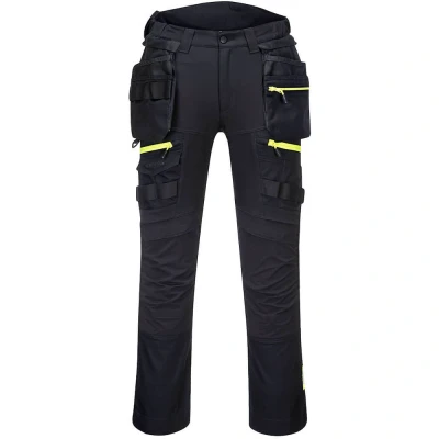 Image of Portwest DX4 Women&#039;s Detachable Holster Pocket Trousers Black 26