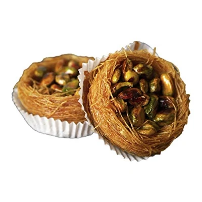 Image of Persis Premium Baklava Bird&#039;s Nest Pistachio Jumbo Size (12 Pieces)