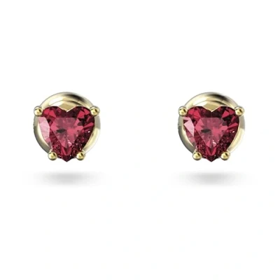 Image of Swarovski Earrings, Women&#039;s, Size: One Size, Red