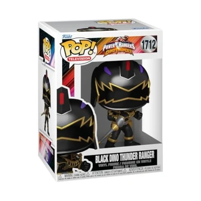Image of Funko Pop! TV: Power Rangers Dino Thunder Black Ranger Collectable Vinyl Figure Gift Idea Official Merchandise Toys for Kids &amp; Adults TV Fans Model Collectors