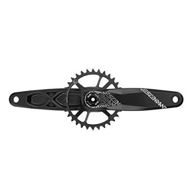 Image of TRUVATIV Crank Descendant 6K Aluminum Eagle Boost 148 Dub 12S 170 W Direct Mount 32T X Sync 2 Chainring Black (Dub Cups/Bearings Not Included): 170mm