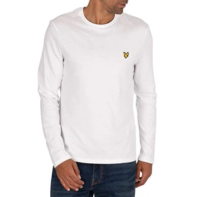 Image of Lyle &amp; Scott Men&#039;s Crew Neck T Shirt, White, X Large