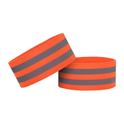 Image of WS Accessories PACK OF 2 Reflective Hi Vis Armbands (Orange)