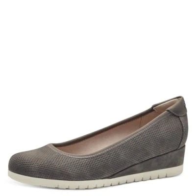 Image of s.Oliver Women&#039;s Wedge Pumps 5 22300 42, Cigar, 6.5 UK