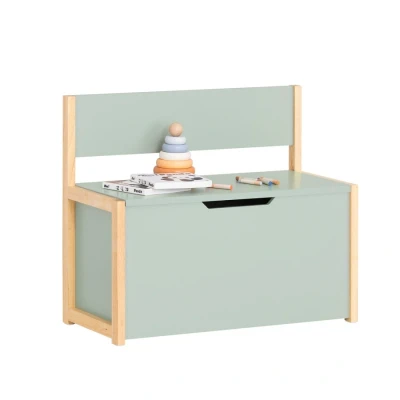 Image of Sobuy Children Storage Bench Toy Chest Box,KMB94 GR