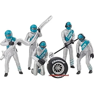 Image of Carrera 20021133 Set of figures, mechanics, silver Slot Car Track Accessory