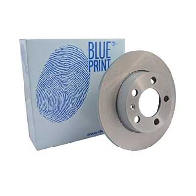 Image of JZW698601AC, JZW698601AG, JZW698601AH Brake disc BLUE PRINT ADV184325 Rear Axle 230mm 9mm 5 Hole 100mm solid Coated VOLKSWAGEN: Polo V Hatchback