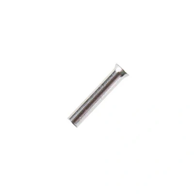 Image of SeKi 14231 0.75 mm², blank, pack of 100. Wire end ferrules, silver
