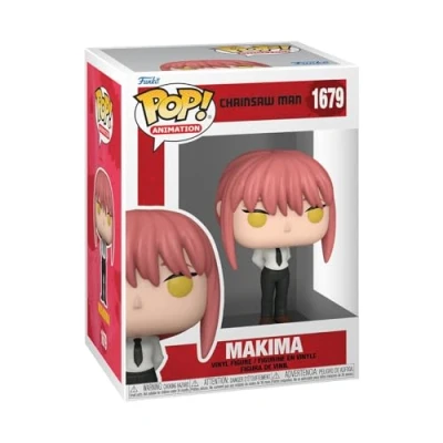 Image of Funko Pop! Animation: CSM Makima Chainsaw Man Collectable Vinyl Figure Gift Idea Official Merchandise Toys for Kids &amp; Adults Anime Fans Model Collectors and Display