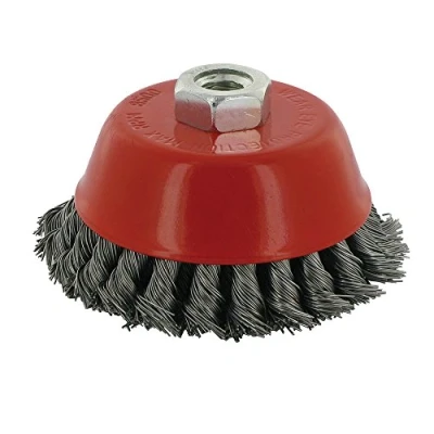 Image of Silverline Steel Double Row Twist Knot Bowl Cup 100mm