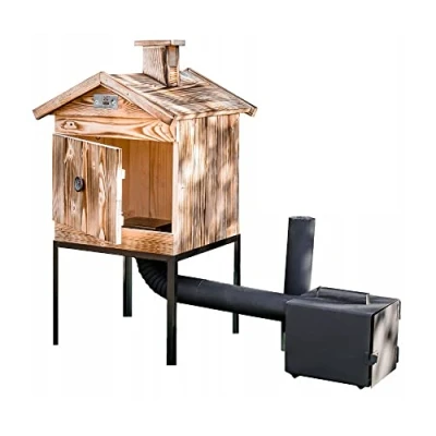 Image of QLS Handels Wooden Impregnated Smoking Chamber 50 x 70 cm, Brown