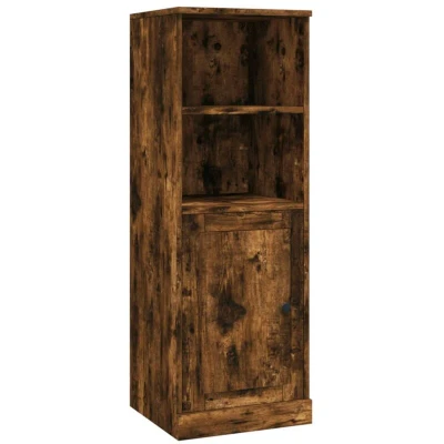 Image of vidaXL Highboard Smoked Oak 36x35.5x103.5 cm Engineered Wood