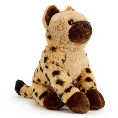 Image of Zappi Co Hilda the Hyena Plush Toy Laughing (22cm) Pal Soft, Cuddly, 100% Recycled Quirky African Companion