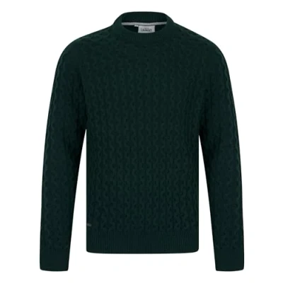Image of Tokyo Laundry Men&#039;s Chunky Cable Knit Crew Neck Jumper