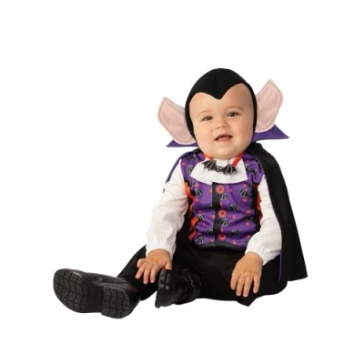 Image of Bristol Novelty 3015683 4 Little Vampire Kids Fancy Dress, Boys, Girls, Black/Multi, 3 Years