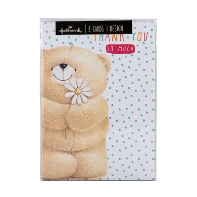 Image of Hallmark Thank You Cards Pack of 8 in 1 Cute Forever Friends Design