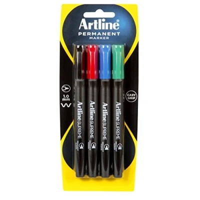 Image of CARPENTRAS SIGN 4 &quot;Supreme EPF 700&quot; Permanent Markers Conical Tip 1 mm Assorted