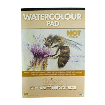 Image of Frisk 23193003 Watercolour Paper Pad A3, White