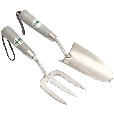 Image of Draper Stainless Steel Hand Fork and Trowel Set (2 Piece)
