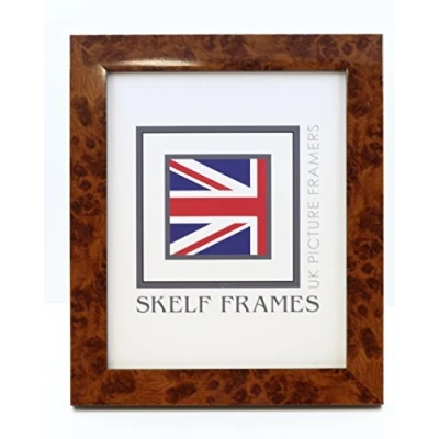 Image of Skelf Frames A4 PICTURE PHOTO CERTIFICATE FRAME WITH GLASS (Walnut)