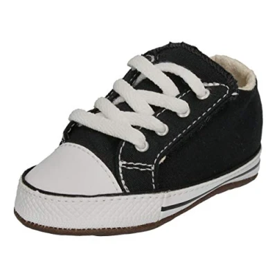 Image of Converse Boy&#039;s Unisex Kids Chuck Taylor All Star Sneaker, Schwarz, 3 UK Child