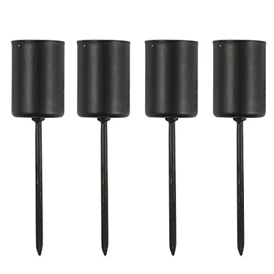 Image of 4 Metal Taper Candle Holders on Pin to Floristry Crafts