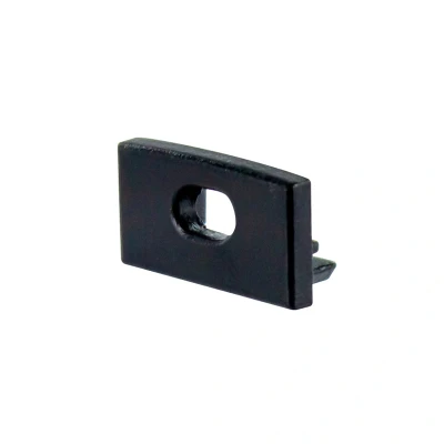 Image of Profile Black End Cap With Hole for ILPFS048B / ILPFS049B Integral LED